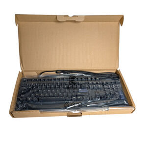 Lenovo Black‎ Model KU-0225 USB Wire Computer Keyboard